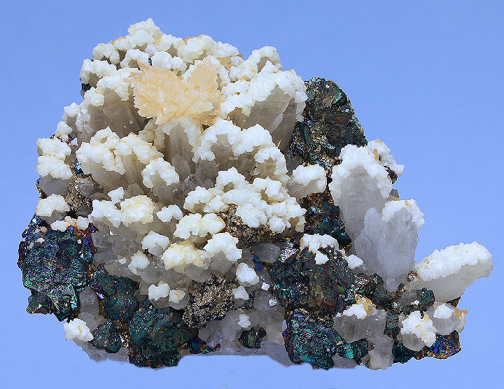 Chalcopyrite Quartz Calcite and Quartz