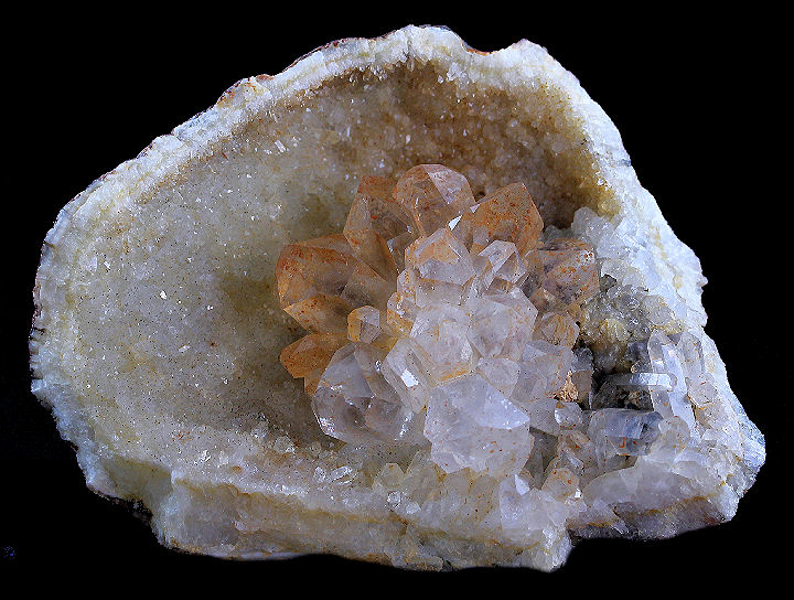 Quartz on Quartz Vug